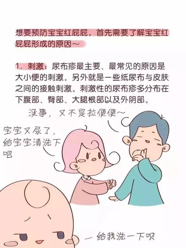 宝宝红屁屁,医学上称之为尿布疹,又叫尿布皮炎,是指宝宝屁屁尿布覆盖